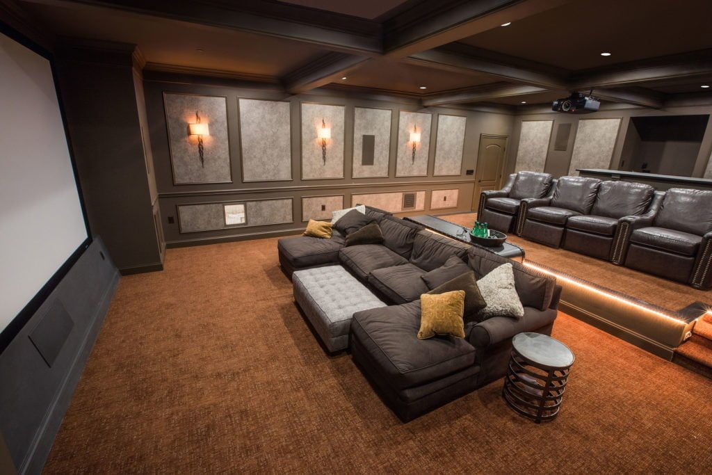 Custom home movie theater specialty project